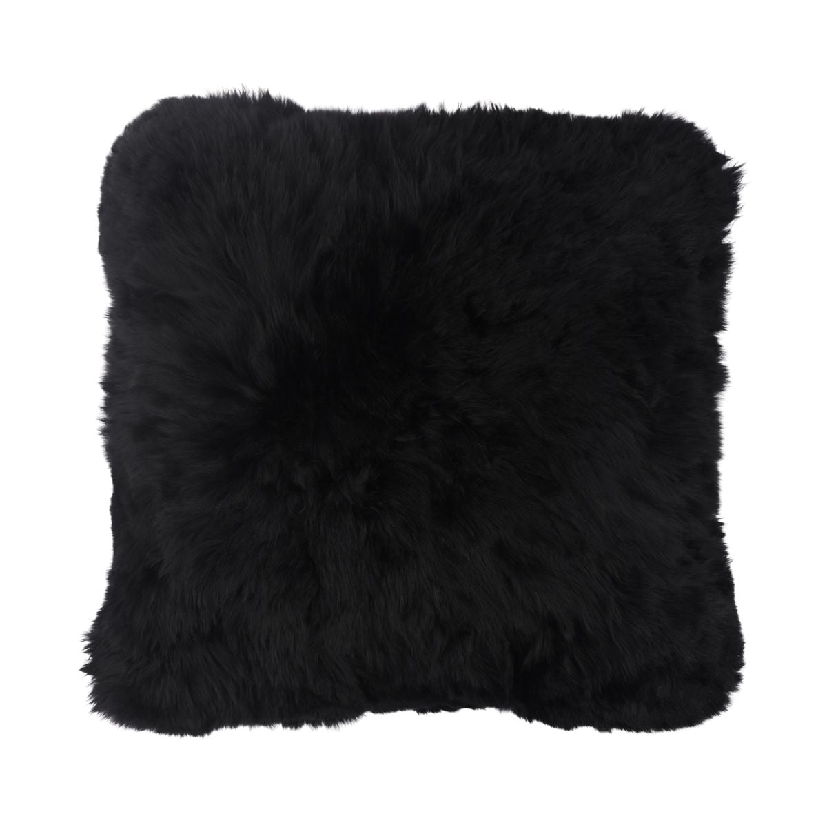 Alpaca Bontkussen | Dubbelzijdig | Kortharig Zwart