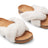 Lilly Cross Slipper Wit
