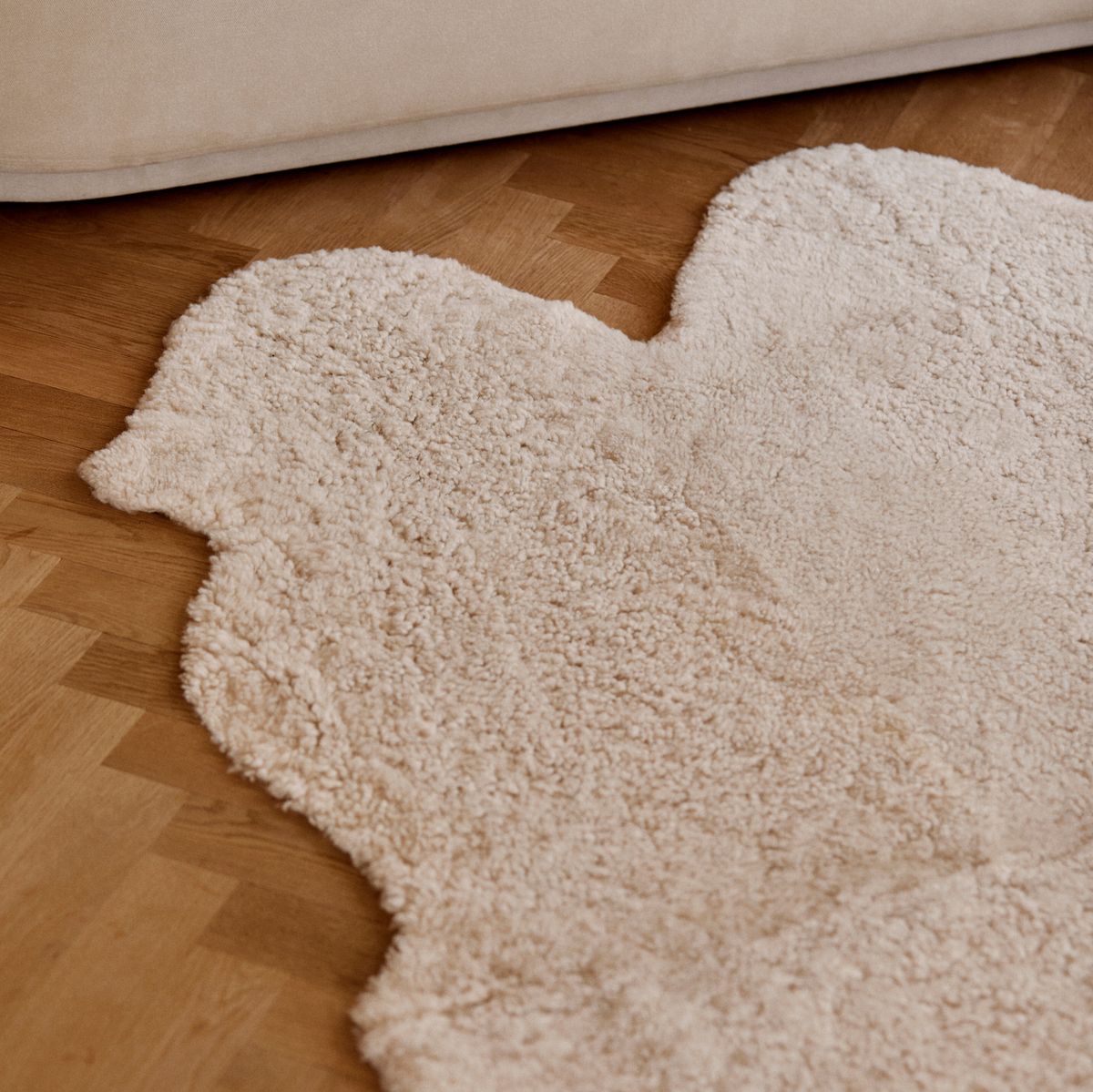 Premium | Nieuw- Zeelandse schapenvacht | Kortharig | Kleed 180x110 cm Antraciet Grijs