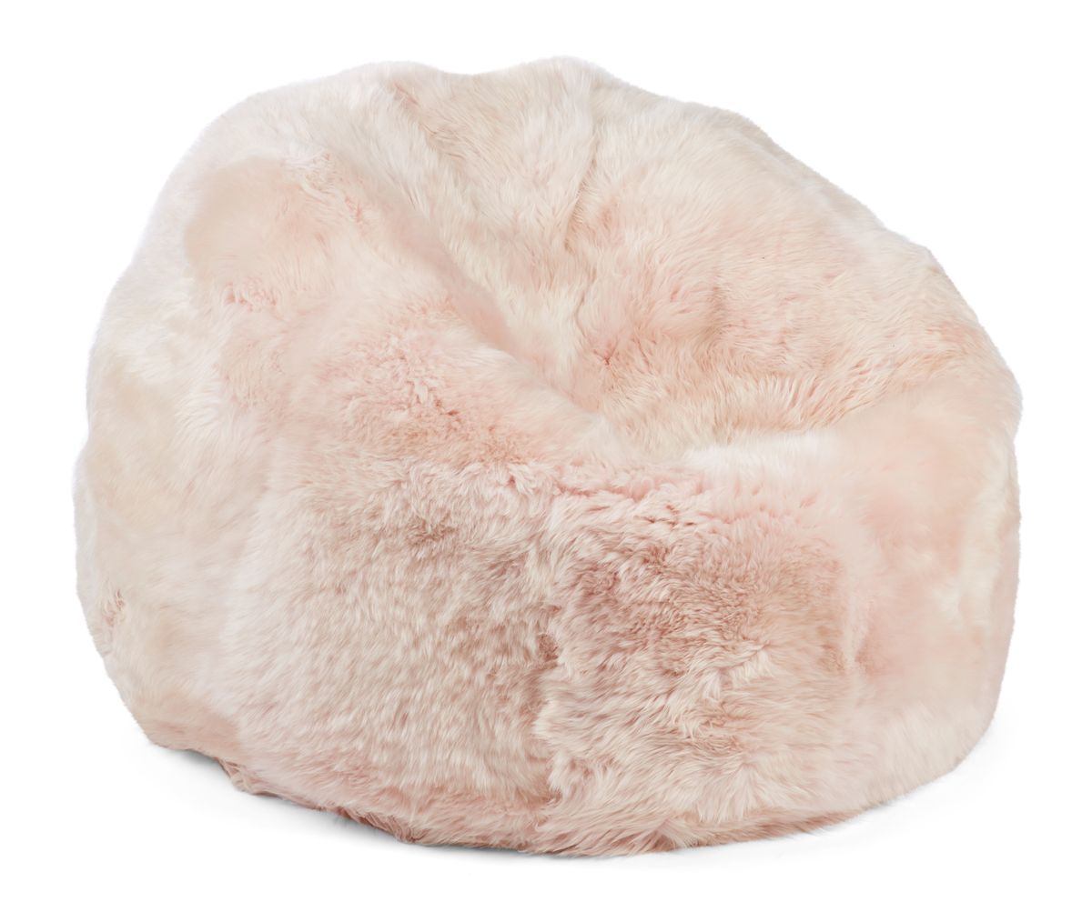 Zitzak | Lange Wol | Large Snoep Roze