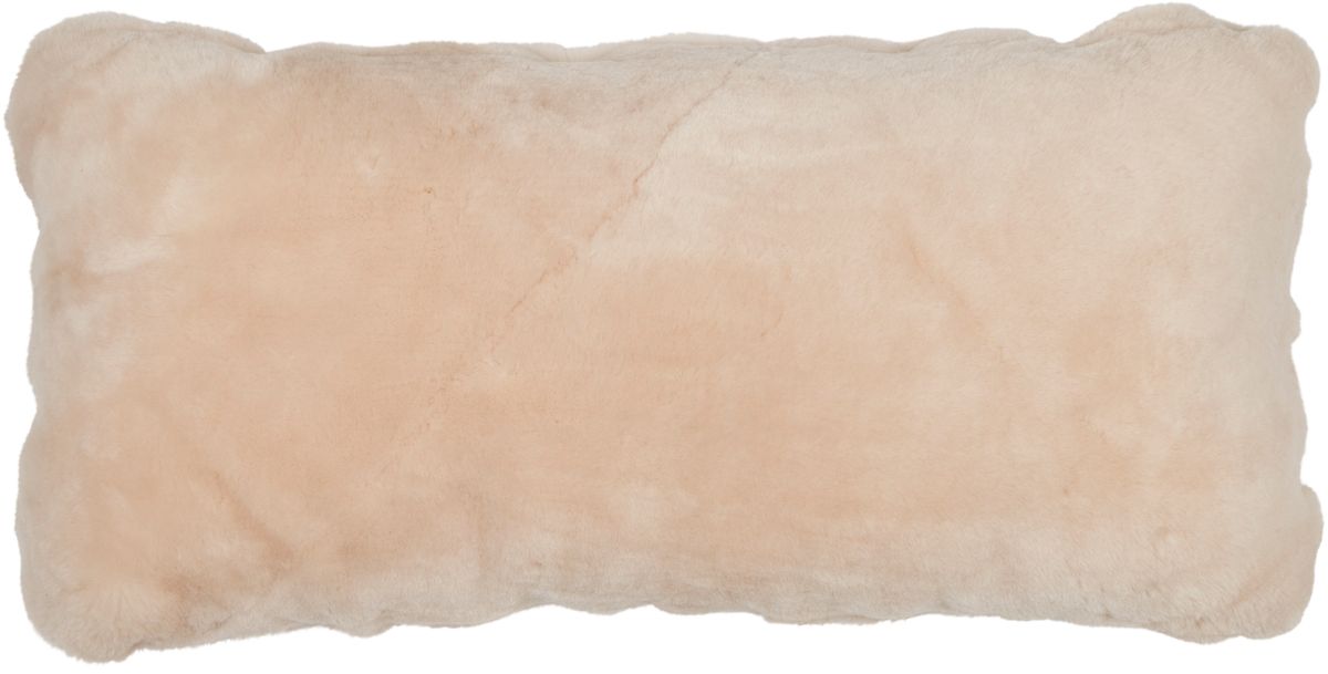 Mocassin Kussen | Dubbelzijdig | 28x56 cm Kastanje