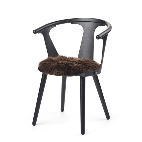 Stoel Cover Premium | Langharig | Nieuw Zeeland | Ø34cm Chocolade