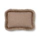 Wollen Kussen | LW rand | 34x52 cm Beige/Taupe