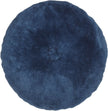Mocassin Kussen | Dubbelzijdig | Ø45 cm Marineblauw