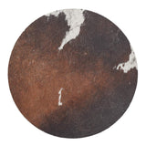 Koeienhuid Stoel Cover | Ø37 cm Zout/Peper/Bruin/Wit