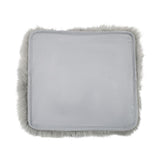 Stoel Cover | Met Backing | Langharig | Nieuw- Zeeland | 40x40m cm Licht Grijs