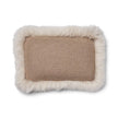 Wollen Kussen | LW rand | 52x52 cm | 34x52 cm Beige/Linnen