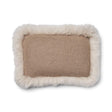 Wollen Kussen | LW rand | 52x52 cm | 34x52 cm Beige/Linnen
