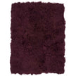 Plaid van Curly Schapenvacht | 140x180 cm Aubergine