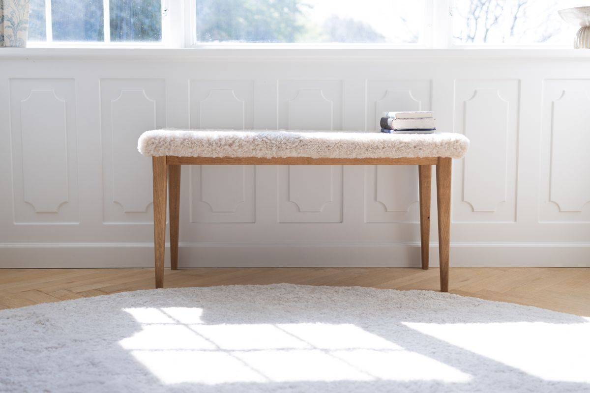 Kortharig Curly Schapenvacht Design Kleed | Ø180 cm Ivoor