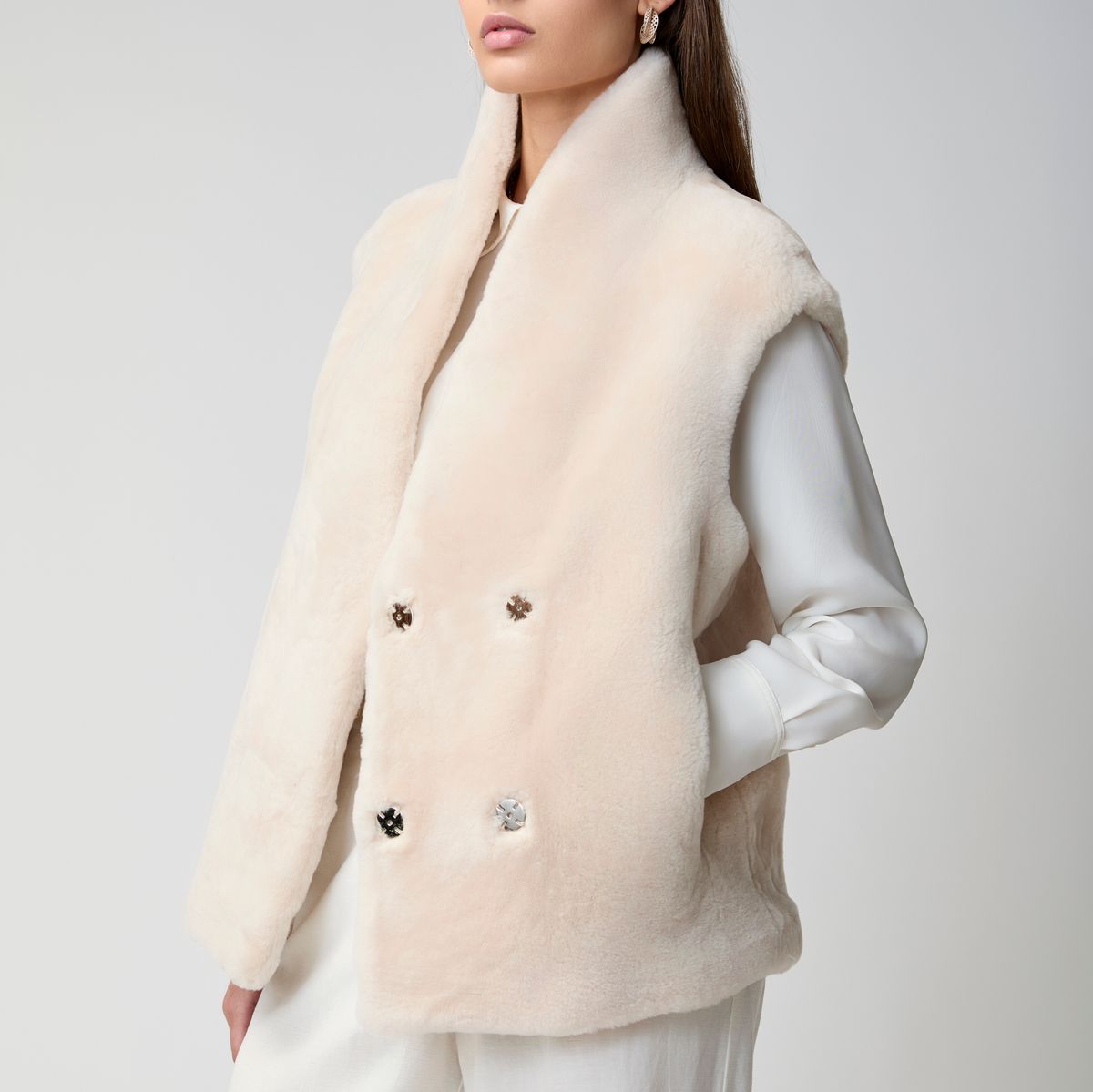 Lorena Vest Beige