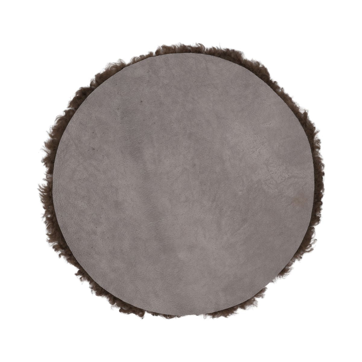 Schapenvacht Stoel Cover | Kortharig | Ø34 cm Paddestoel