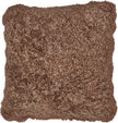 Kortharig Schapenvacht Kussen | Dubbelzijdig | 40x40 cm  Taupe
