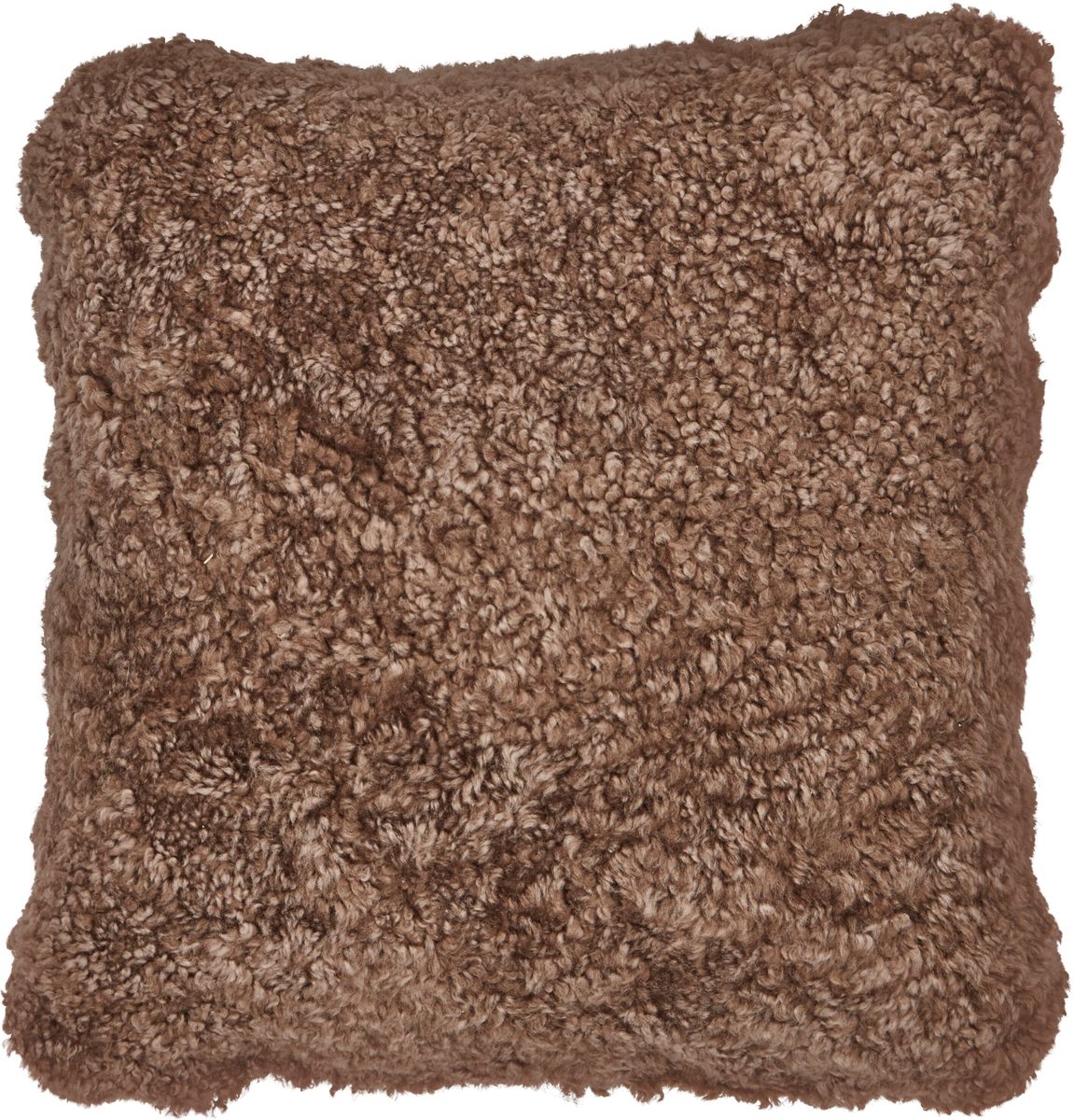 Kortharig Schapenvacht Kussen | Dubbelzijdig | 40x40 cm  Taupe