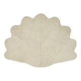 Kortharige Curly Schapenvacht Schelp Design Kleed | 210x150 cm