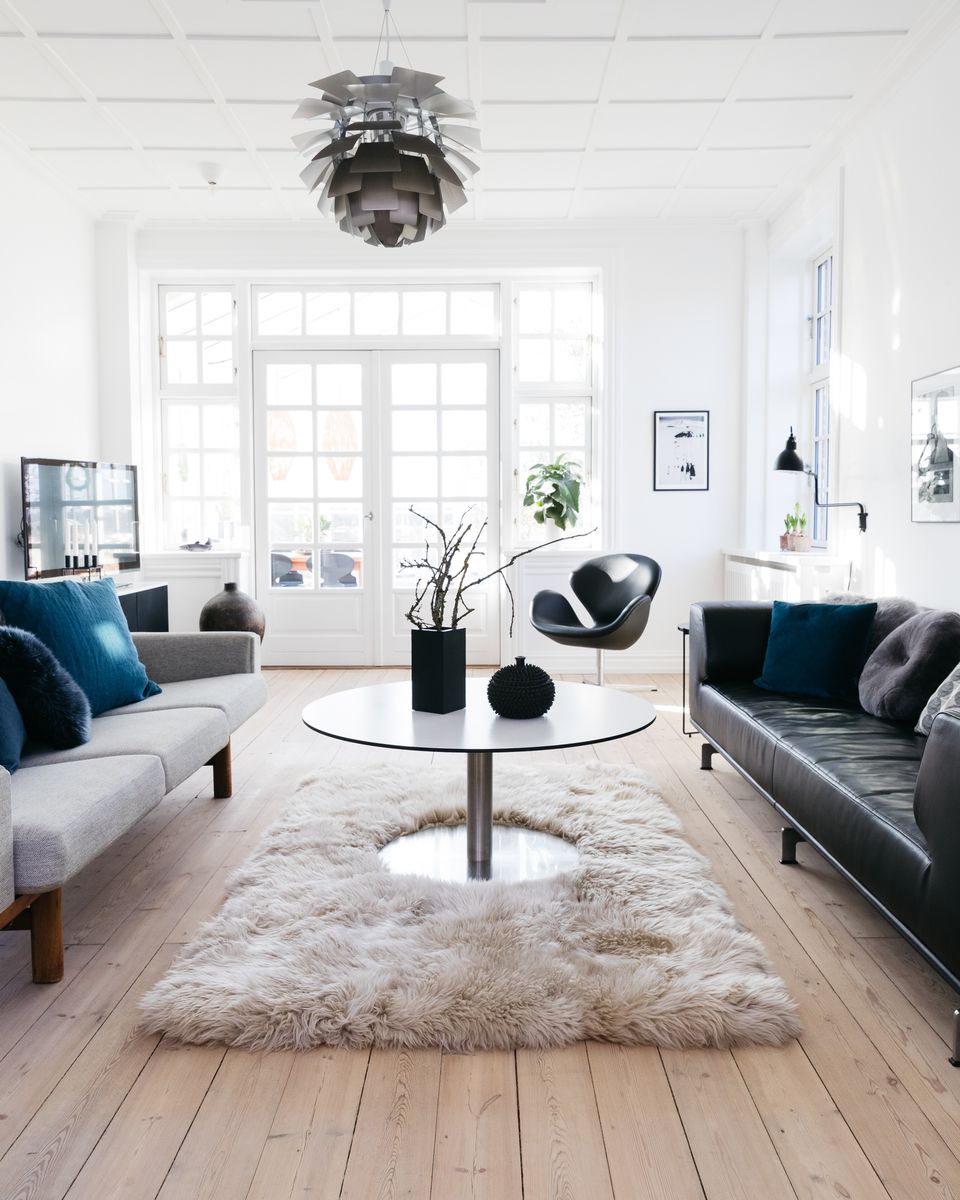 Langharig Schapenvacht Design Kleed | 120x180 cm