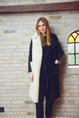 Raelynn Vest Zwart/Beige