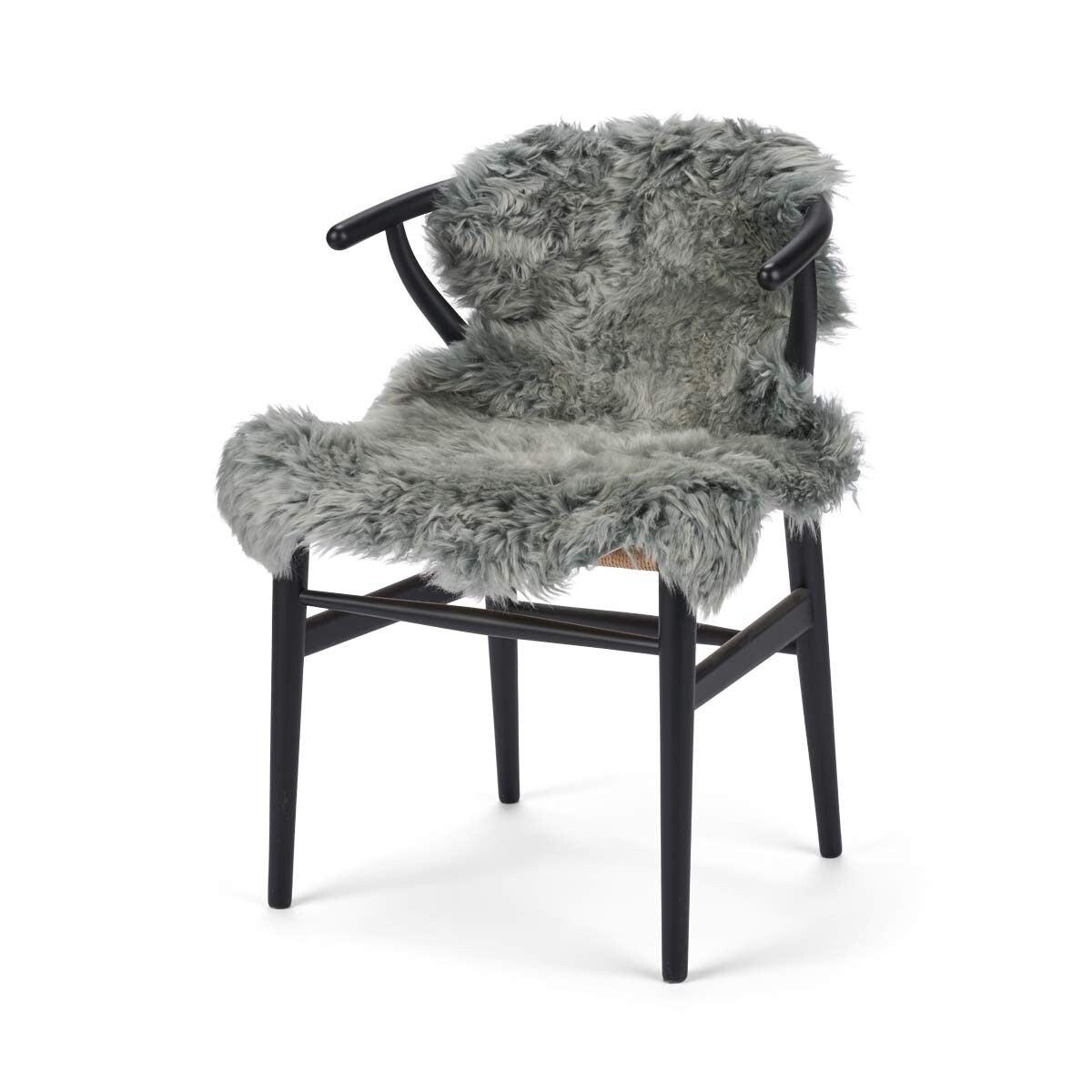 Merino Schapenvacht | Nieuw-Zeeland | Gekleurd | Langharig | 90 cm Licht Grijs