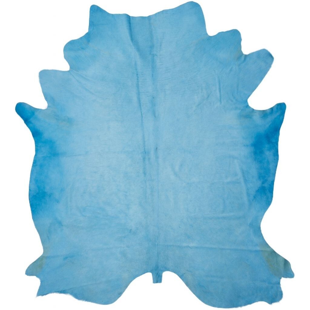 Koeienhuid Vloerkleed | Baby Blauw | 4,00 m²