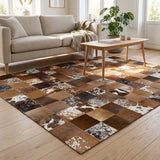 Design vloerkleed van koeienhuid | Brazilië | 200 x 200 cm