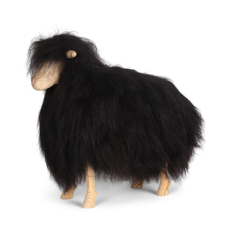 Signature Staand Schaap | Small Natuurlijk Zwart
