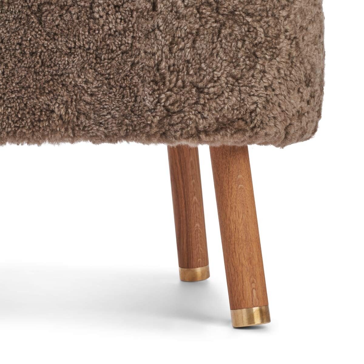 Emil Loungestoel | Kortharige Schapenvacht Taupe