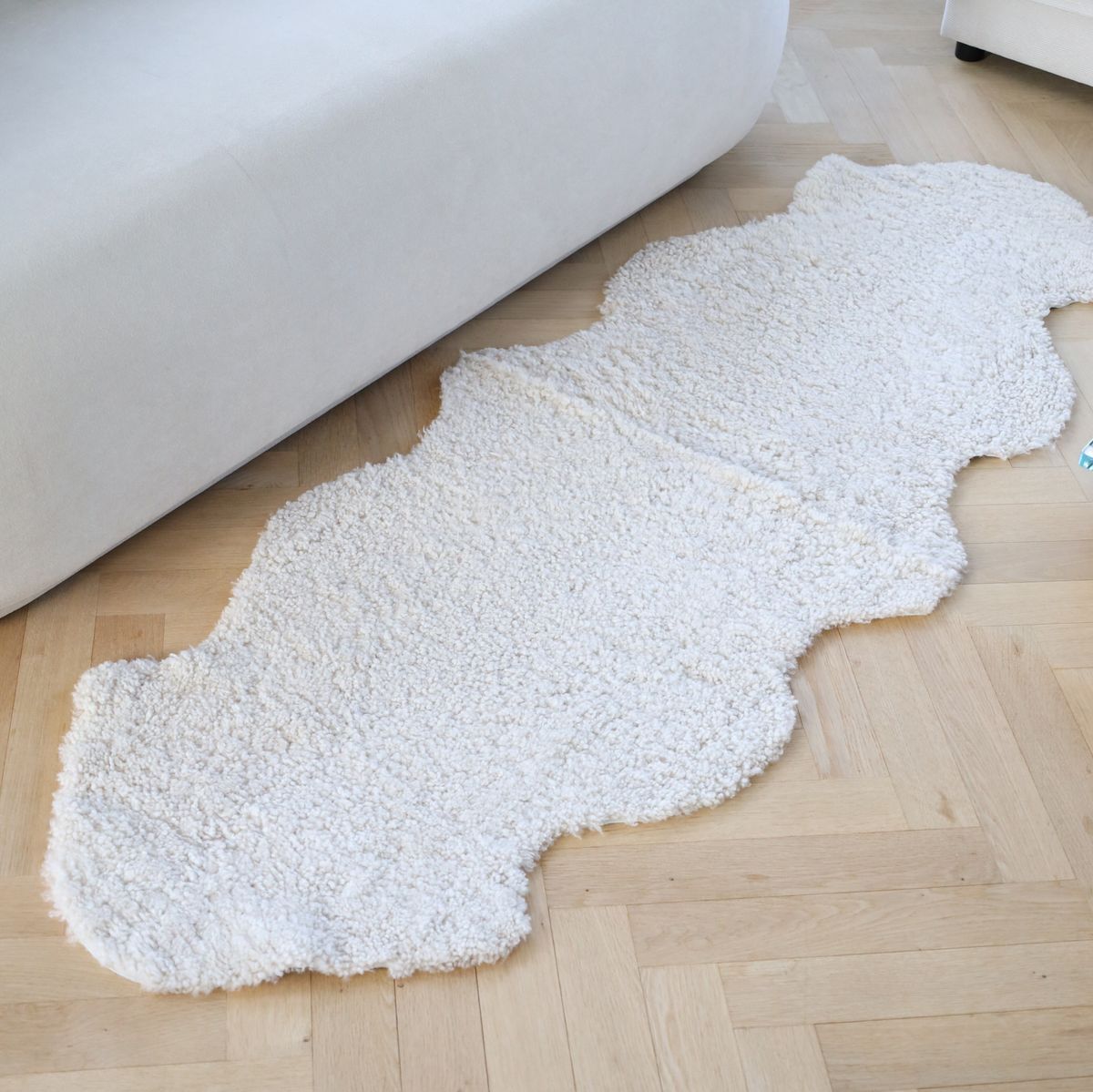 Premium | Dubbele Nieuw- Zeelandse schapenvacht | Kortharig | 180 cm Antraciet Grijs
