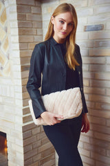 Hannah Clutch Tas Beige