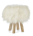 Theo Kruk + Cover | Eikenhouten poten | IJslandse Schapenvacht Off White