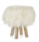 Krukhoes | IJslandse Schapenvacht | Langharig Off White