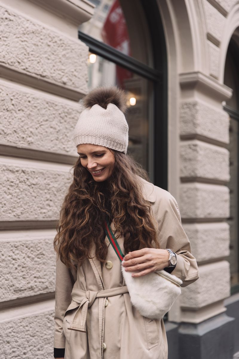 Stella Pomponmuts Licht Beige/Mokka