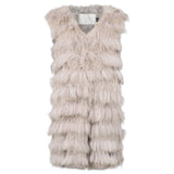 Vigga Vest Eenvoudig Taupe