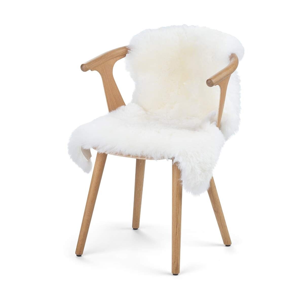 Engelse Schapenvacht | Kortharig | Natuurlijke kleuren | 90-100 cm Off White