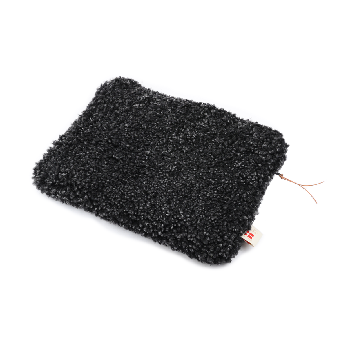 Schapenvacht Laptop Hoes | 36x28 cm Antraciet Grijs
