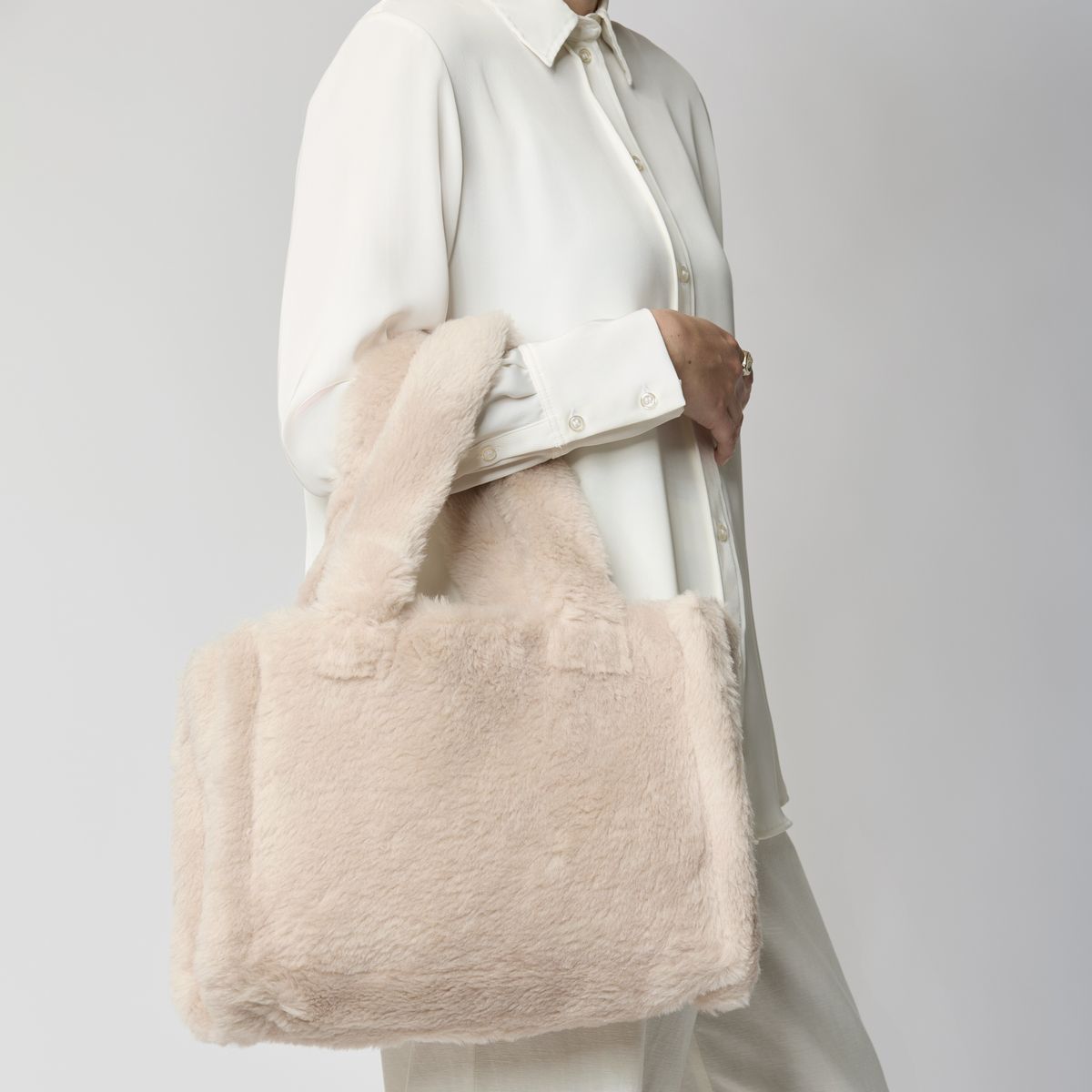 Mini Glory Shopper Beige