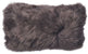 Langharig Schapenvacht Kussen  | Dubbelzijdig | Nieuw-Zeeland | 25x50 cm Walnoot