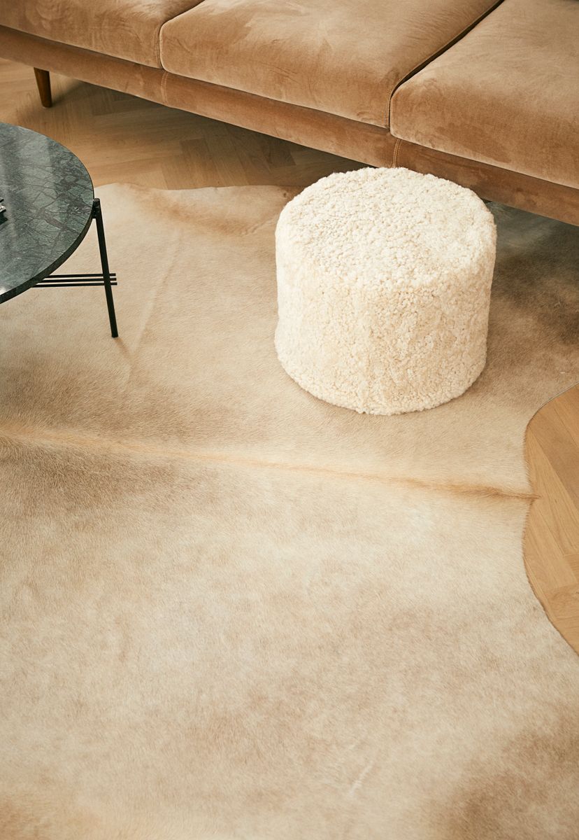 Koeienhuid Vloerkleed | Champagne | 4 m² Champagne