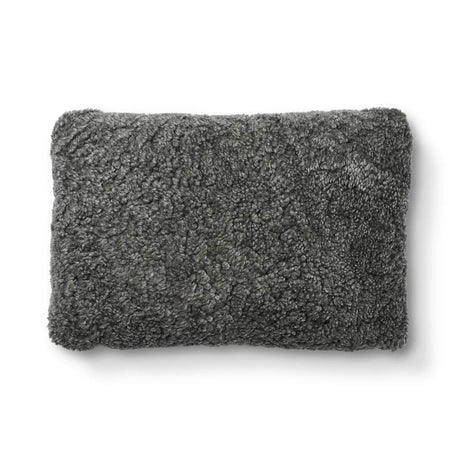 Kortharig Schapenvacht Kussen | Tweezijdig | 52x52 cm | 34x52 cm Steen/Grafiet