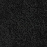 Kortharige Curly Schapenvacht Schelp Design Kleed | 210x150 cm Zwart