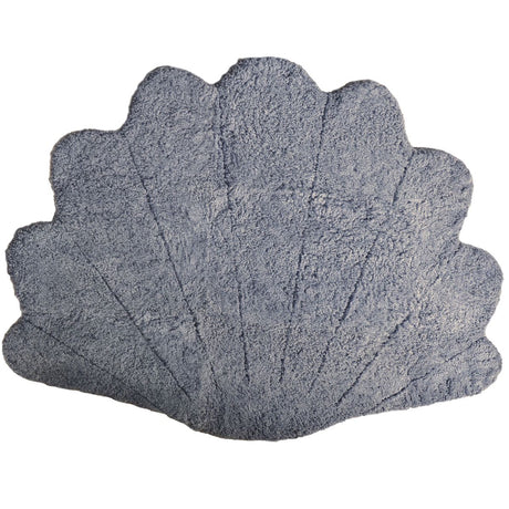 Kortharige Curly Schapenvacht Schelp Design Kleed | 210x150 cm Licht Grijs