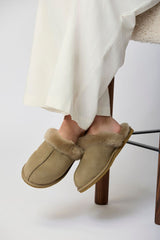 Pantoffel Taupe