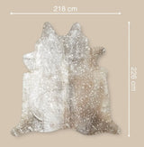 Koeienhuid Vloerkleed | Zilver Beige | 3,21 m² Zilver Beige