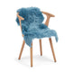 Nieuw Zeelandse Schapenvacht | Langharig | 90 cm Koraalblauw