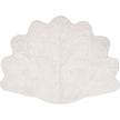 Kortharige Curly Schapenvacht Schelp Design Kleed | 210x150 cm Ivoor