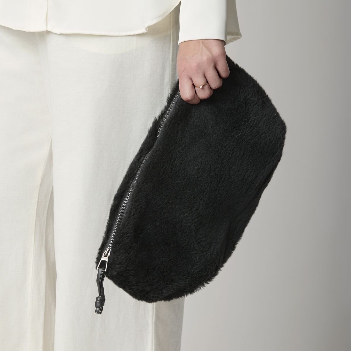 Havana Maxi Clutch Tas Leer Bruin