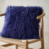 Curly Kussen | 28x56 cm | 40x40 cm Marineblauw