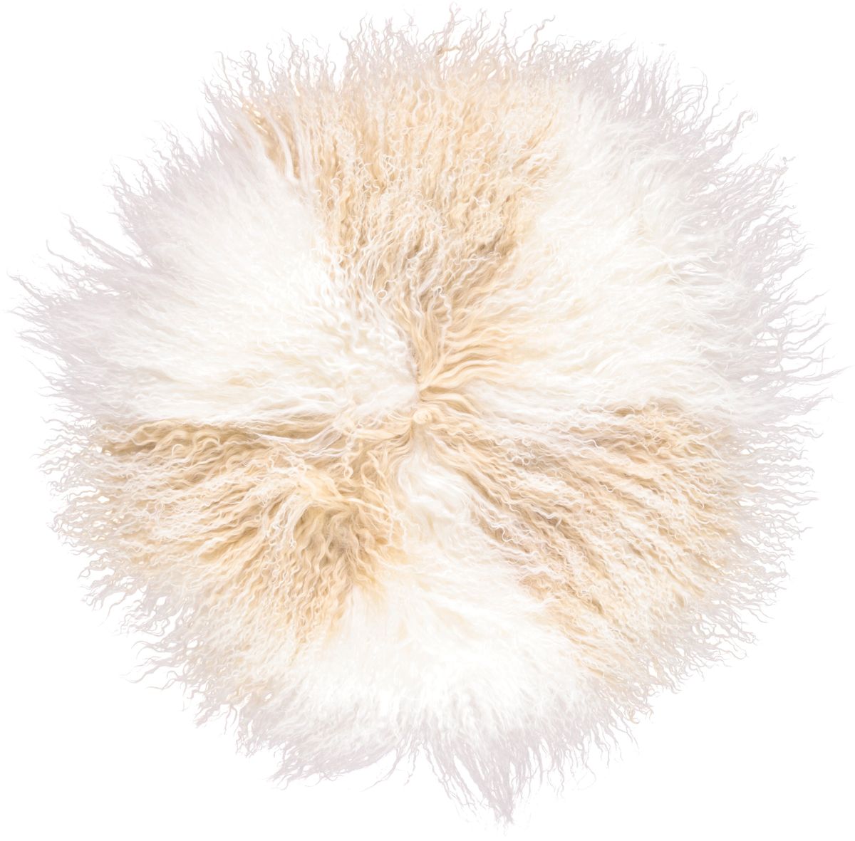 Curly Cake Kussen | Ø38 cm | Ø45 cm | Ø62 cm Arctic Sunrise/Ivory