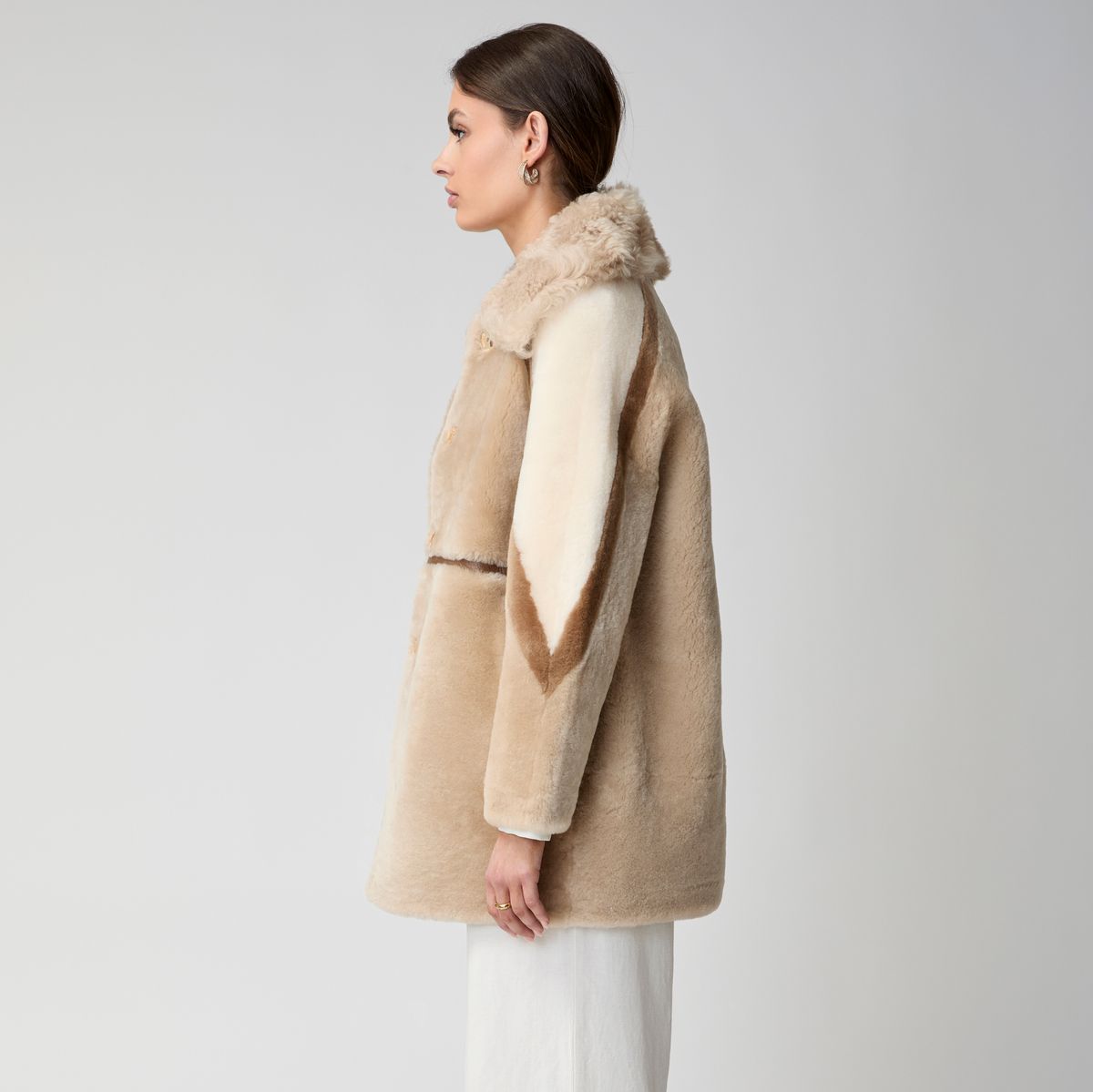 Anika Jas Beige/Bruin