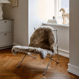 Nieuw- Zeelandse schapenvacht | Langharig | 80 cm Zwart