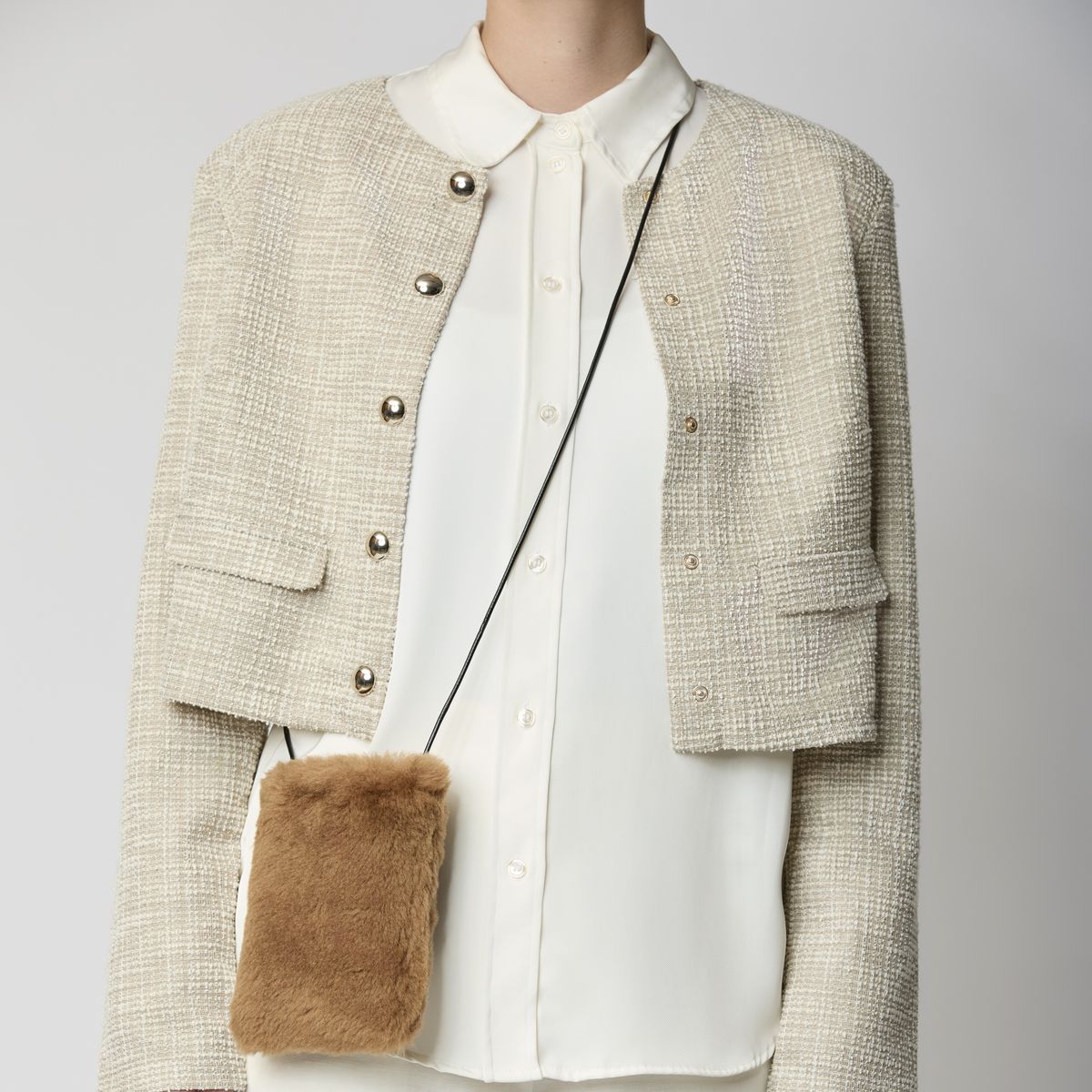 Gwen Telefoontas Beige